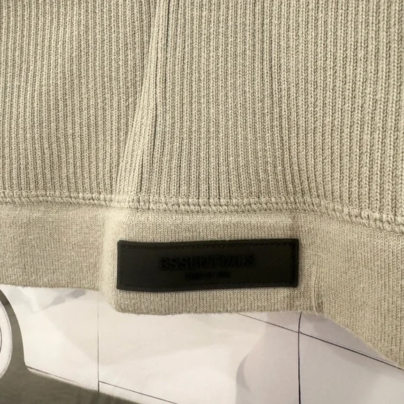 Fear of God ESSENTIALS SS23 knit rib sport tank crop top sports bra | M in Seal - Picture 10 of 11